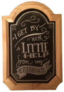 chalkboard art