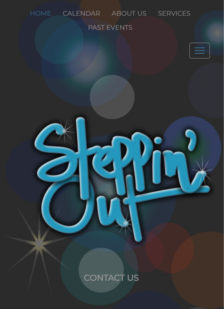 Steppin Out website