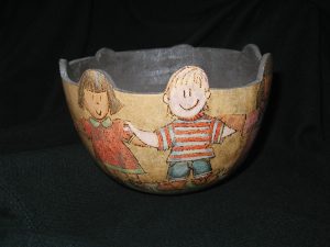 children on gourd